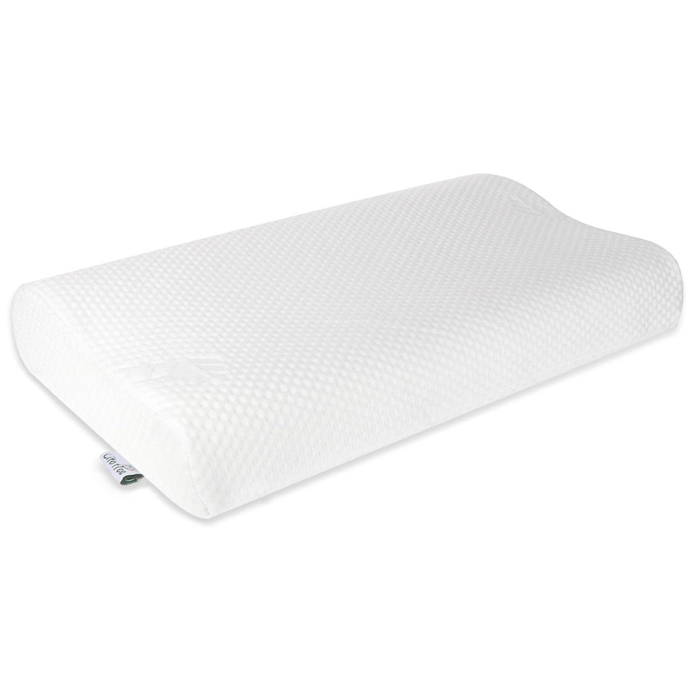 Premium Ergonomic Memory Foam Pillows - Adjustable Memory Foam for Neck Pain Relief - Orthopedic Contour Support