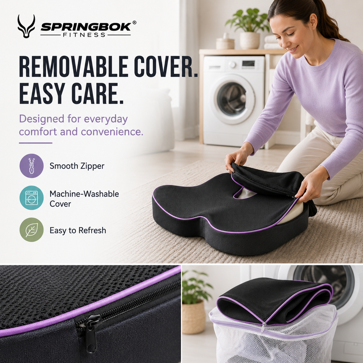 Springbok Support and lumbar Vertibra Cushion