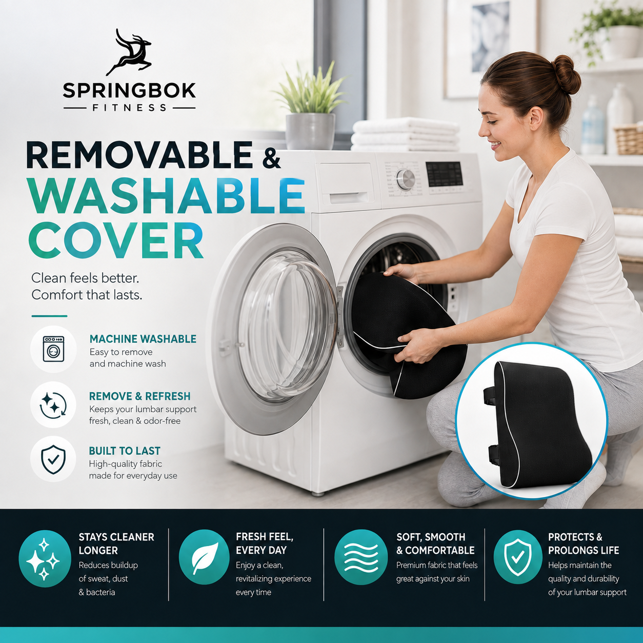 Springbok Support and lumbar Vertibra Cushion
