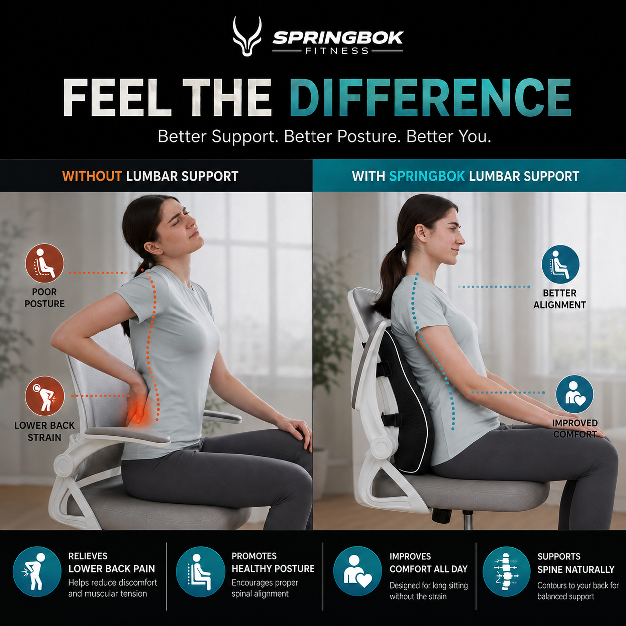 Springbok Lumbar Cushion