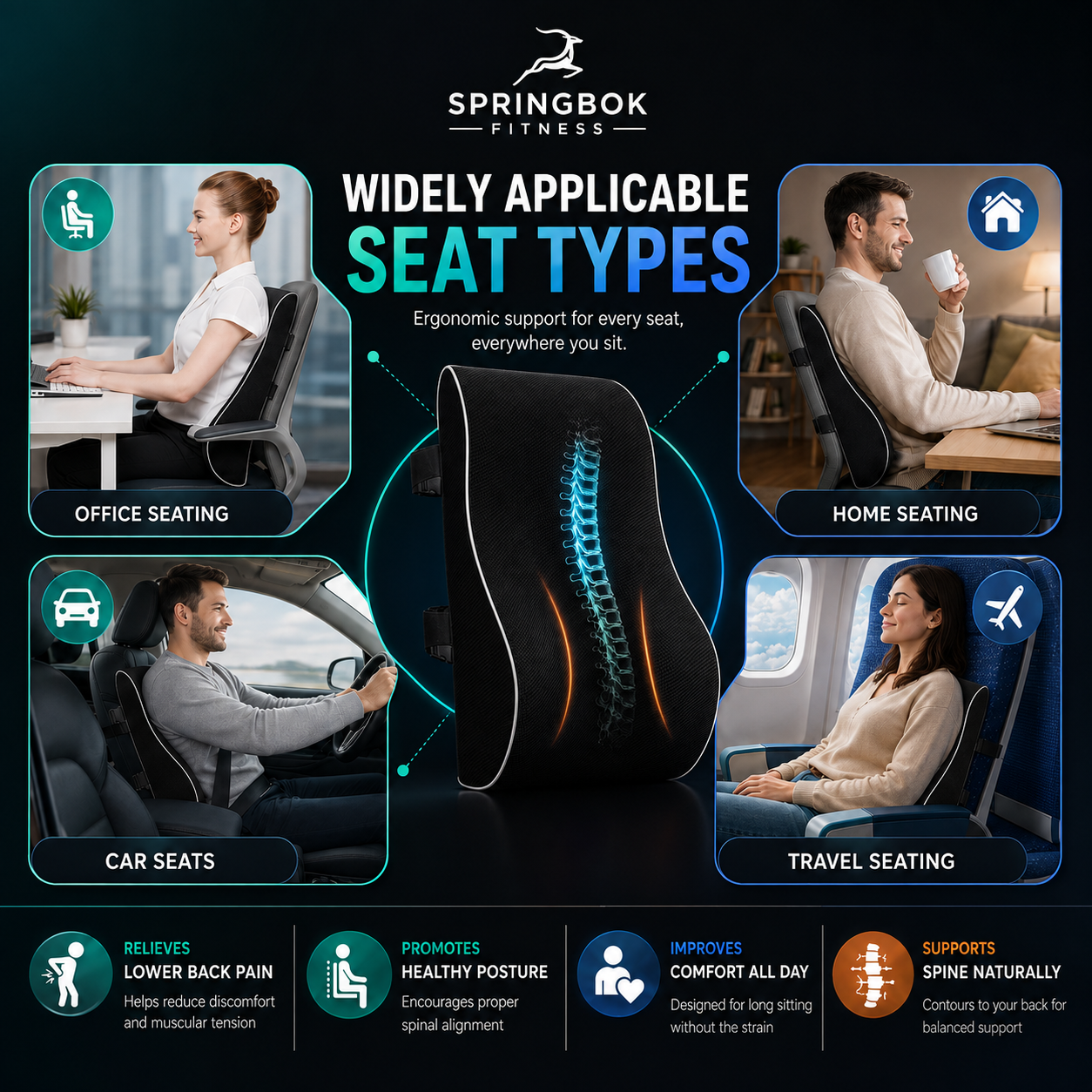 Springbok Lumbar Cushion