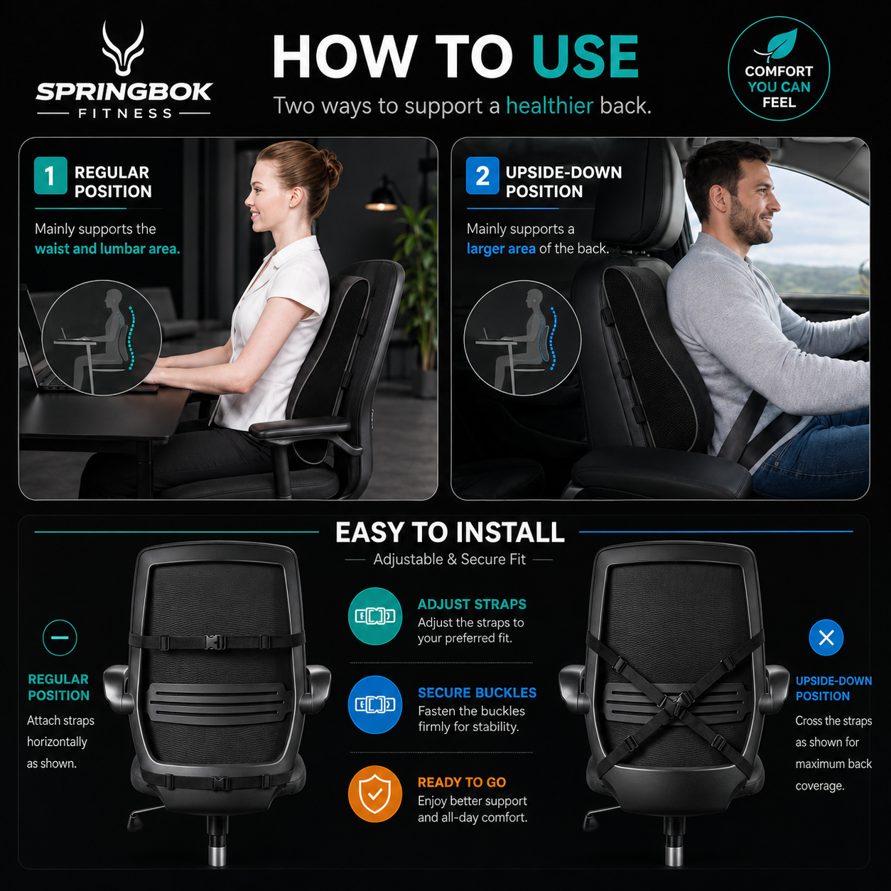 Springbok Lumbar Cushion