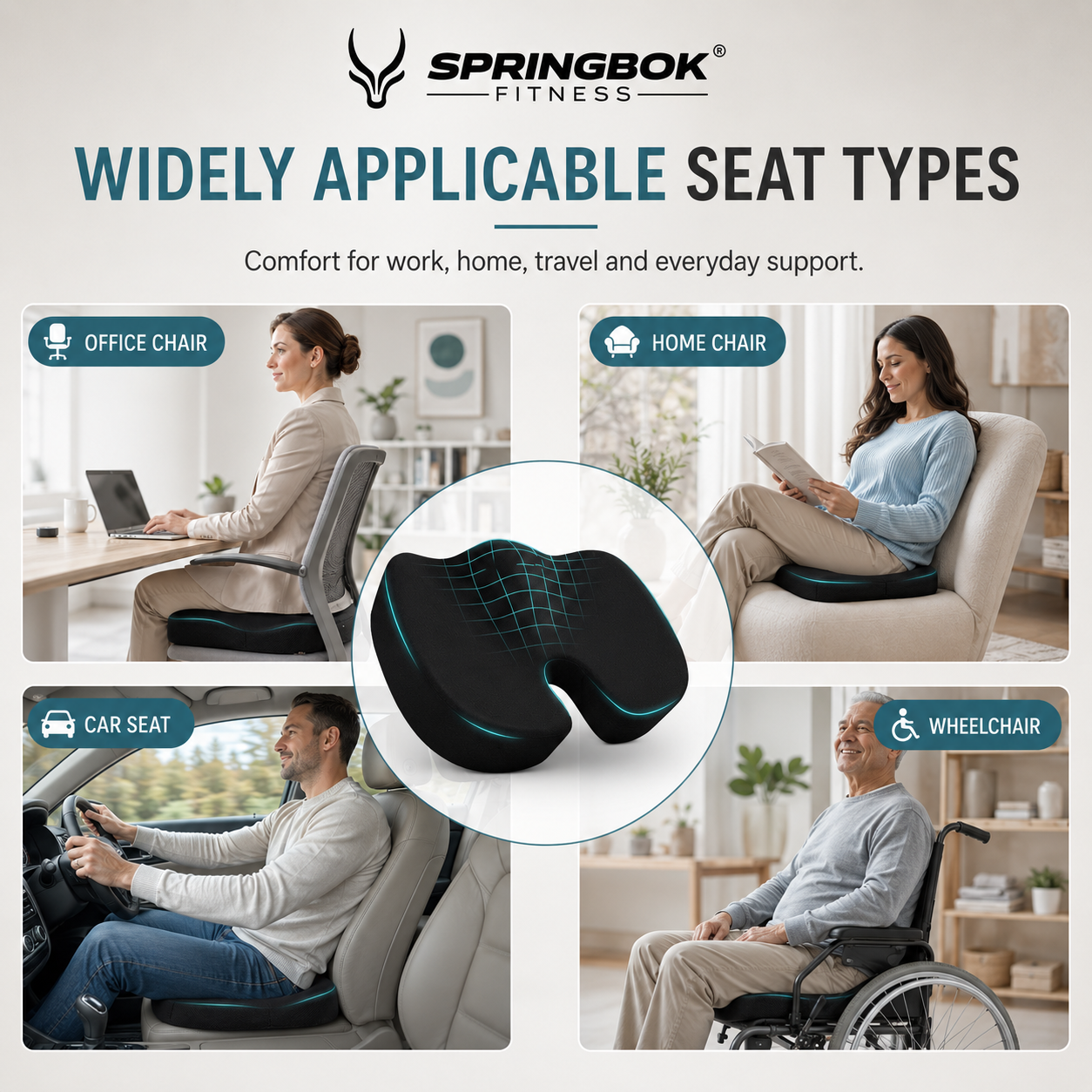 Springbok Coccyx Cushion