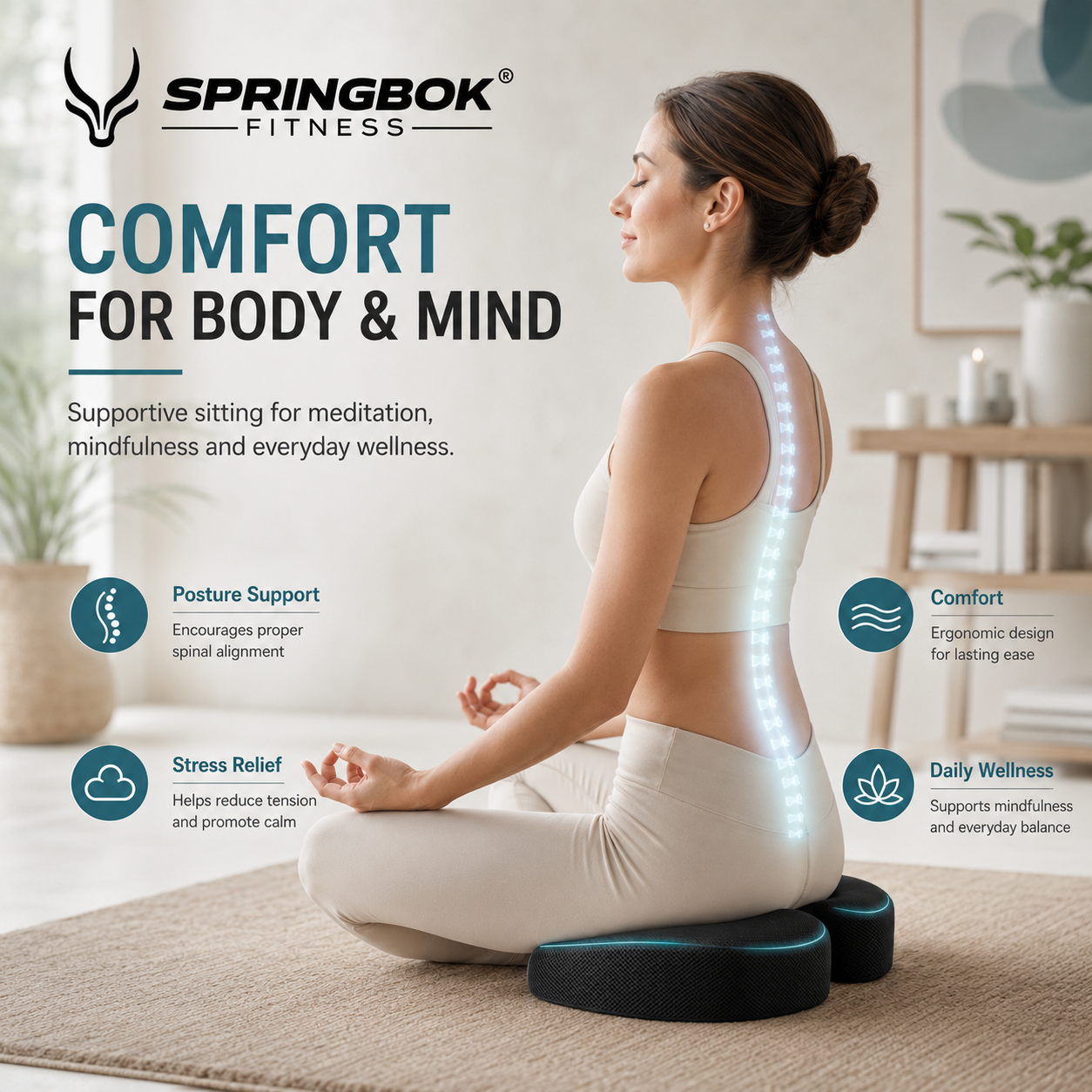 Springbok Coccyx Cushion