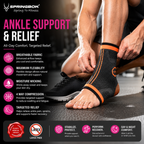 SPRINGBOK ANKLE BRACE COMPRESSION SLEEVE