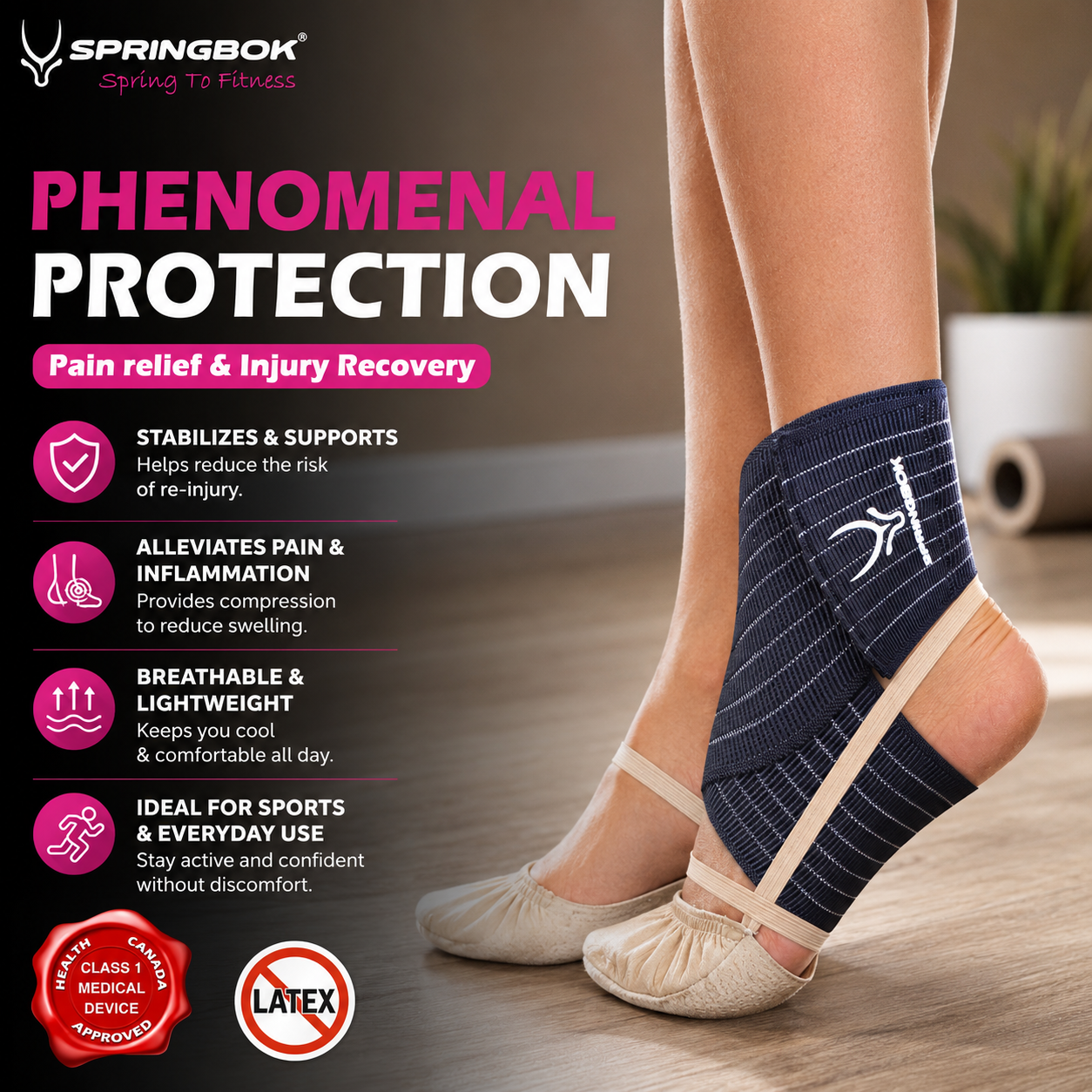 SPRINGBOK ANKLE WRAP SUPPORT