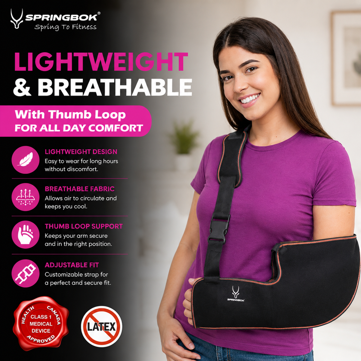 SPRINGBOK ARM BRACE IMMOBILIZER (Arm Sling Pouch)