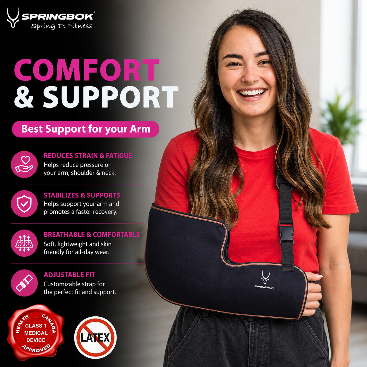 SPRINGBOK ARM BRACE IMMOBILIZER (Arm Sling Pouch)