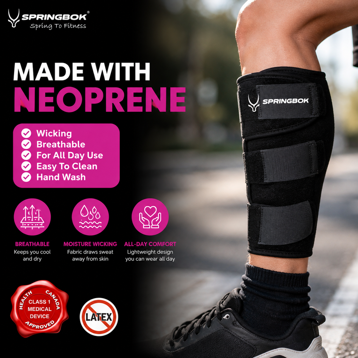 SPRINGBOK CALF COMPRESSION SLEEVE