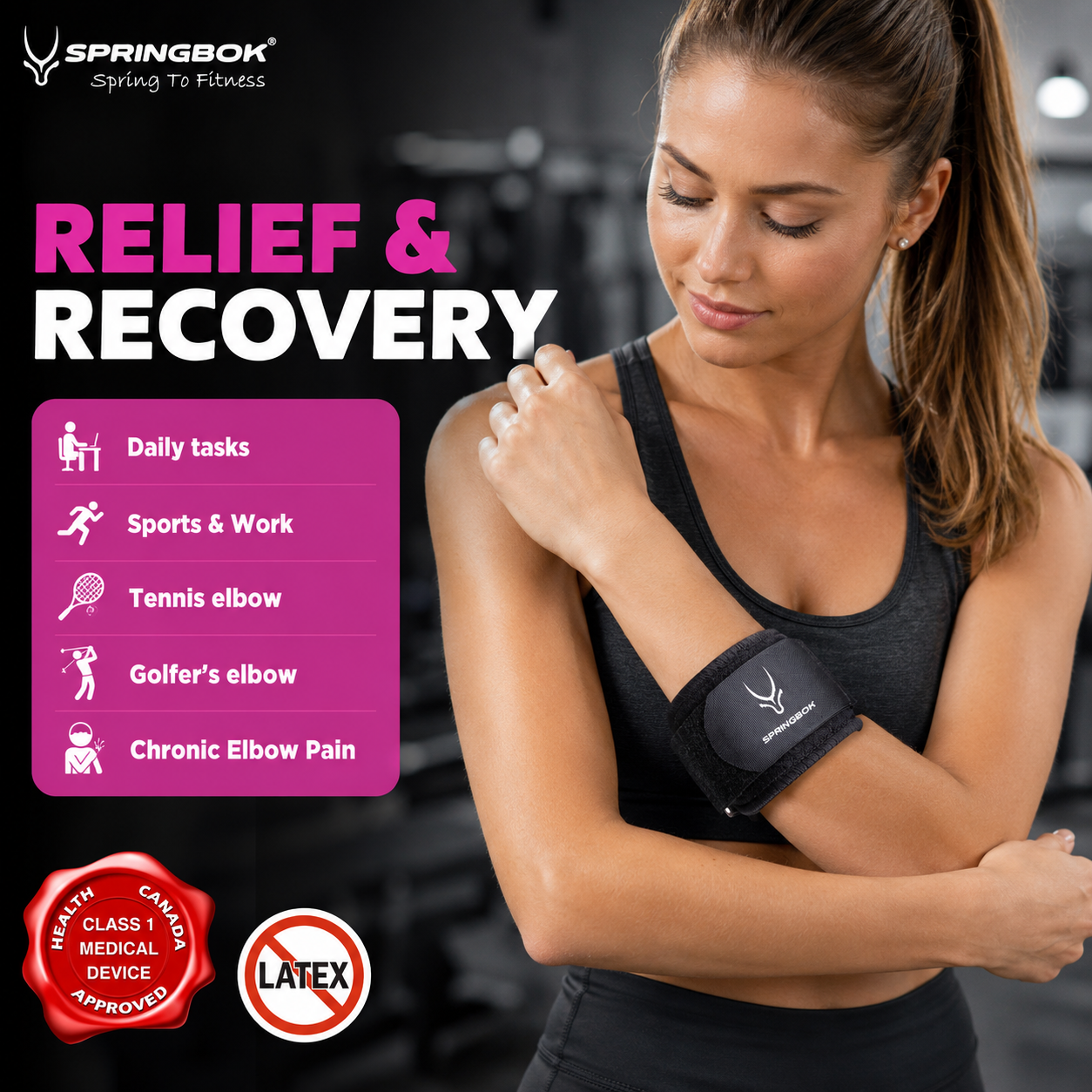 SPRINGBOK TENNIS ELBOW SUPPORT
