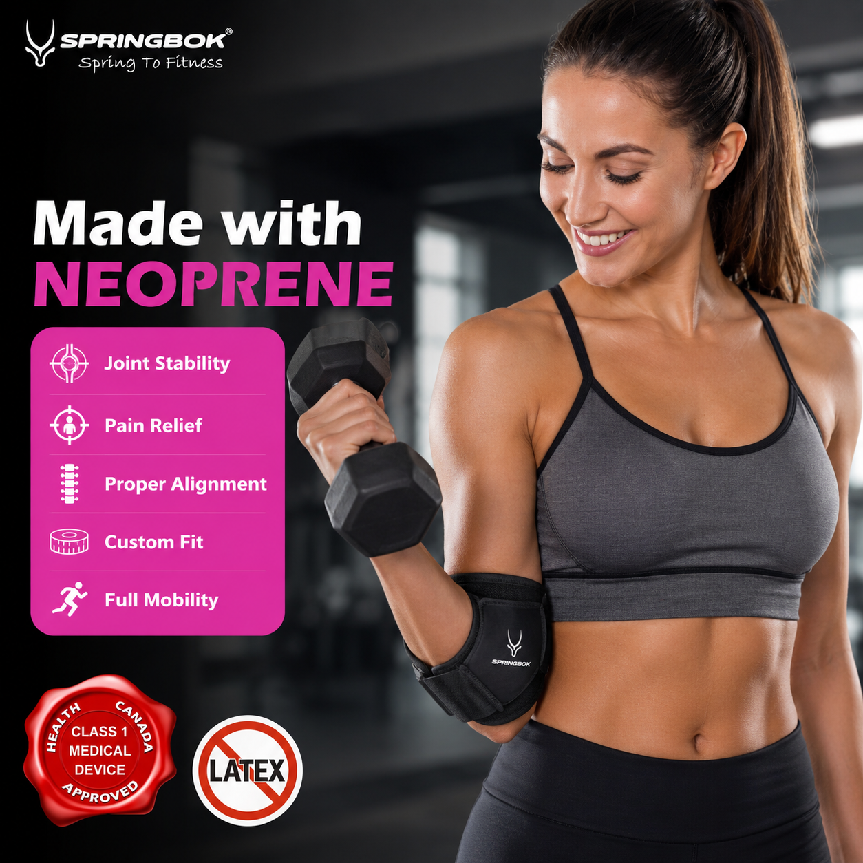 SPRINGBOK TENNIS ELBOW SUPPORT
