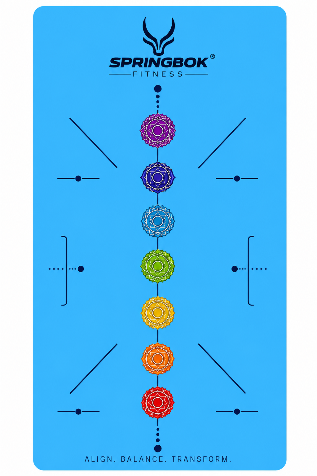 Springbok Chakra Flowalignment TPE Yoga Mat