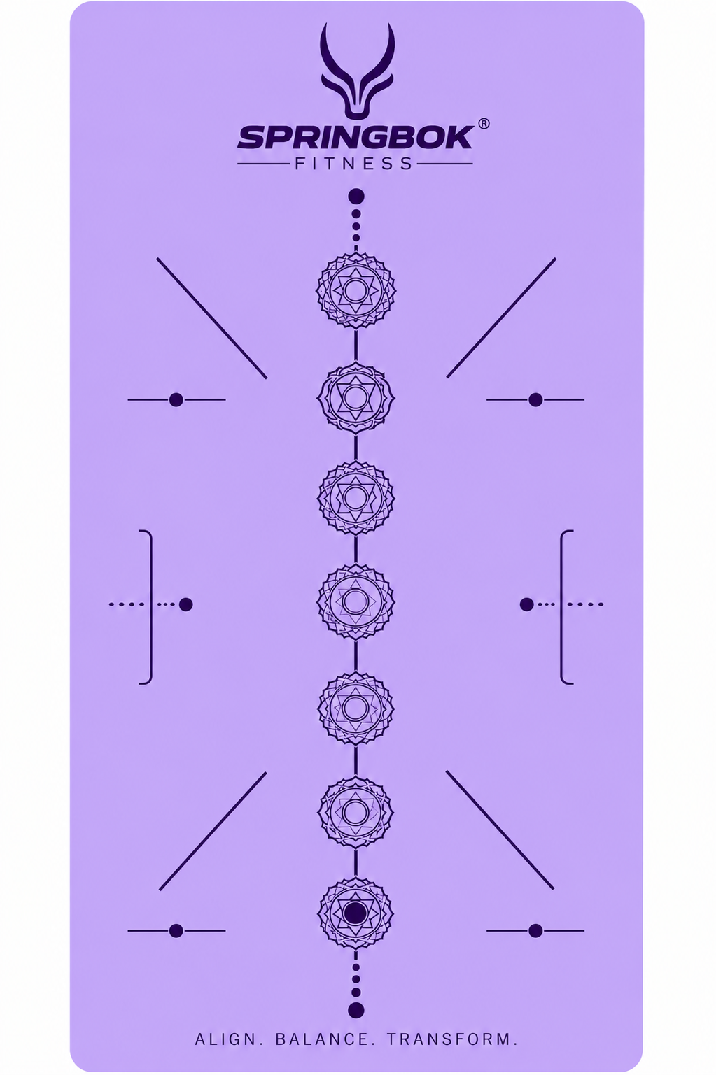 Springbok Chakra Flowalignment TPE Yoga Mat