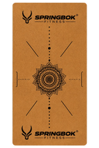 Springbok Mandala Flowdesign Cork Yoga Mat, Natural Cork Color