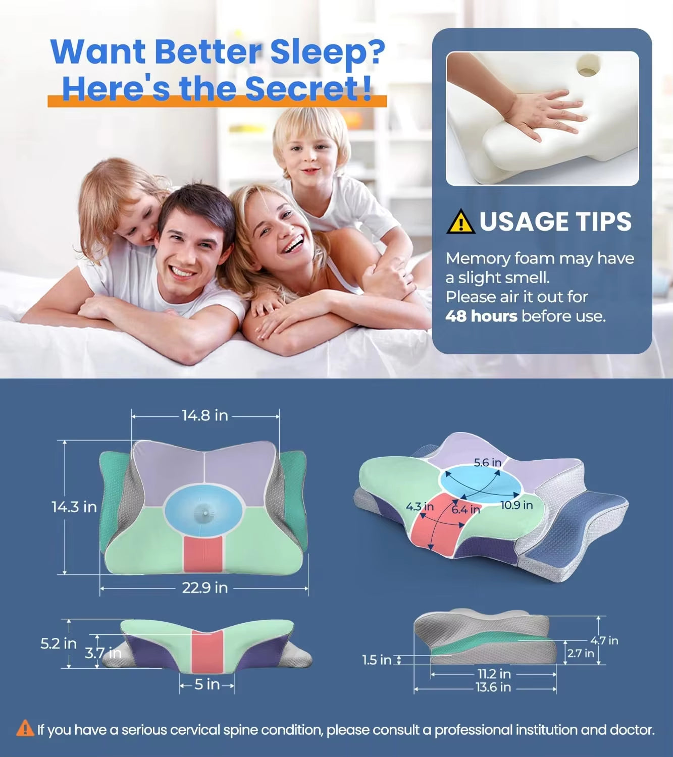 Springbok Cervical Pillow