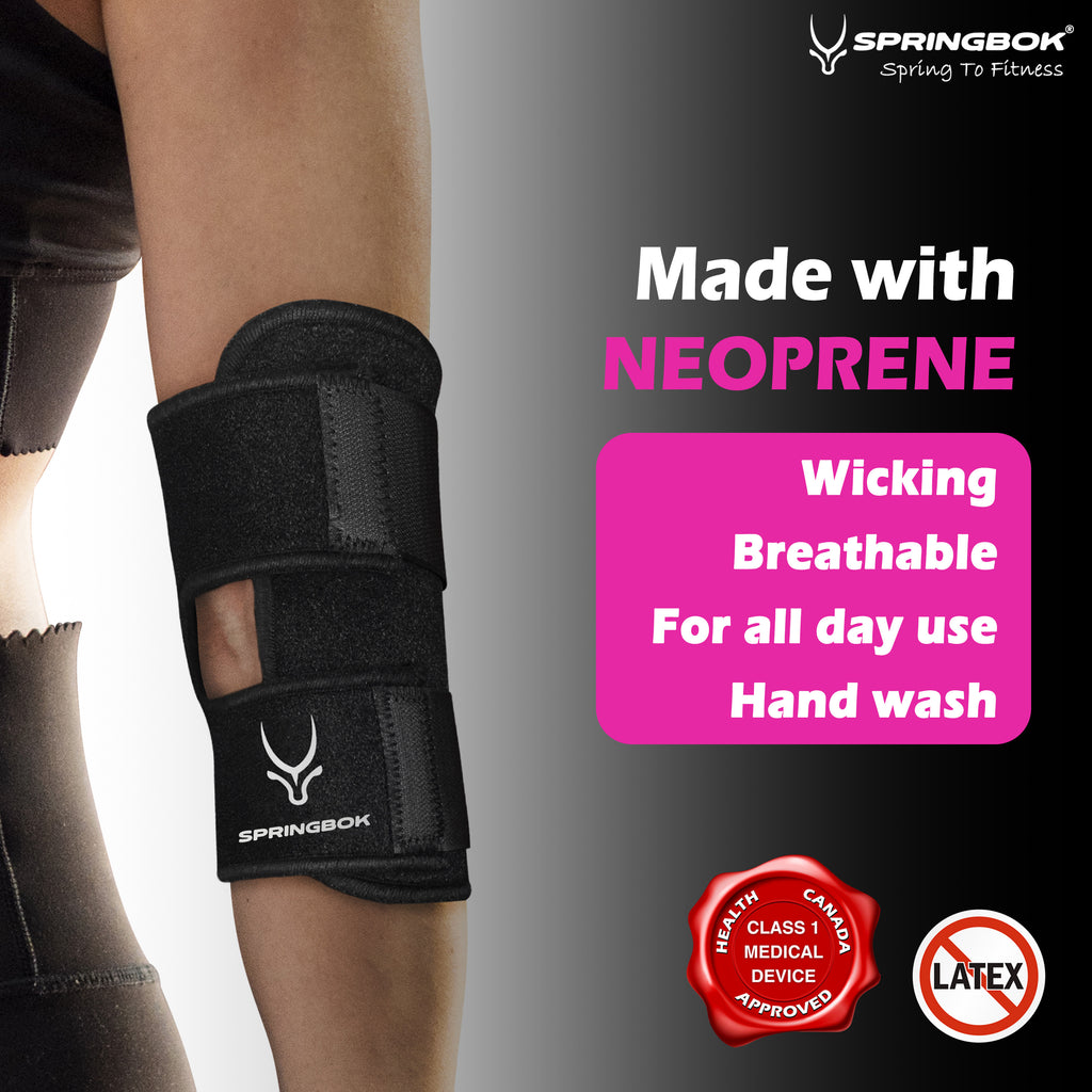 Springbok Elbow Wrap Support for Men & Women for left and right arm (One Piece)