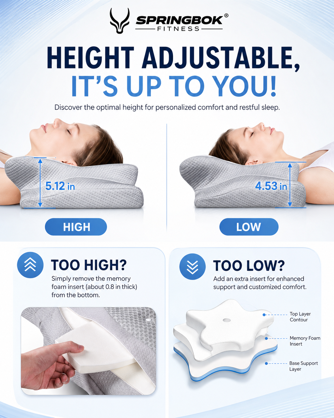 Springbok Cervical Pillow