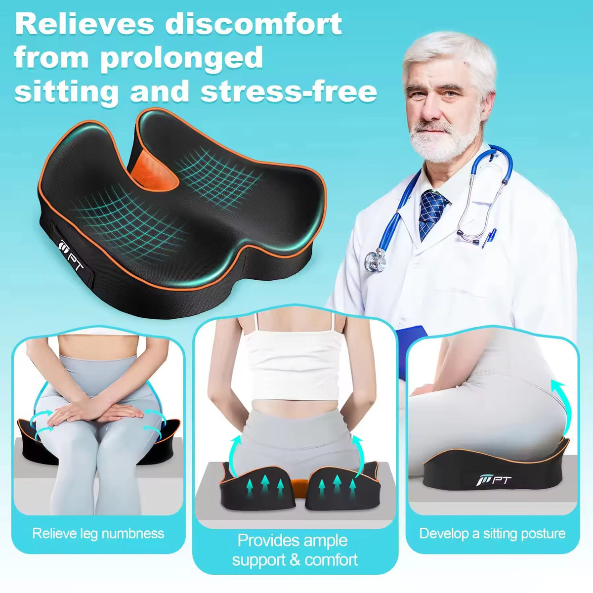 Springbok Support and lumbar Vertibra Cushion