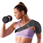 SPRINGBOK Shoulder Immobilizer Brace | Shoulder Sling Support Wrap for Pain Relief | Immobilizer with Adjustable Strap | Torn Rotator Cuff Shoulder Stabilizer Support | Shoulder Compression Sleeve with Pressure Pad (Left/Right) (Left Shoulder)