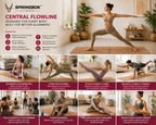 Springbok Central Flowline Cork Yoga Mat with TPE base