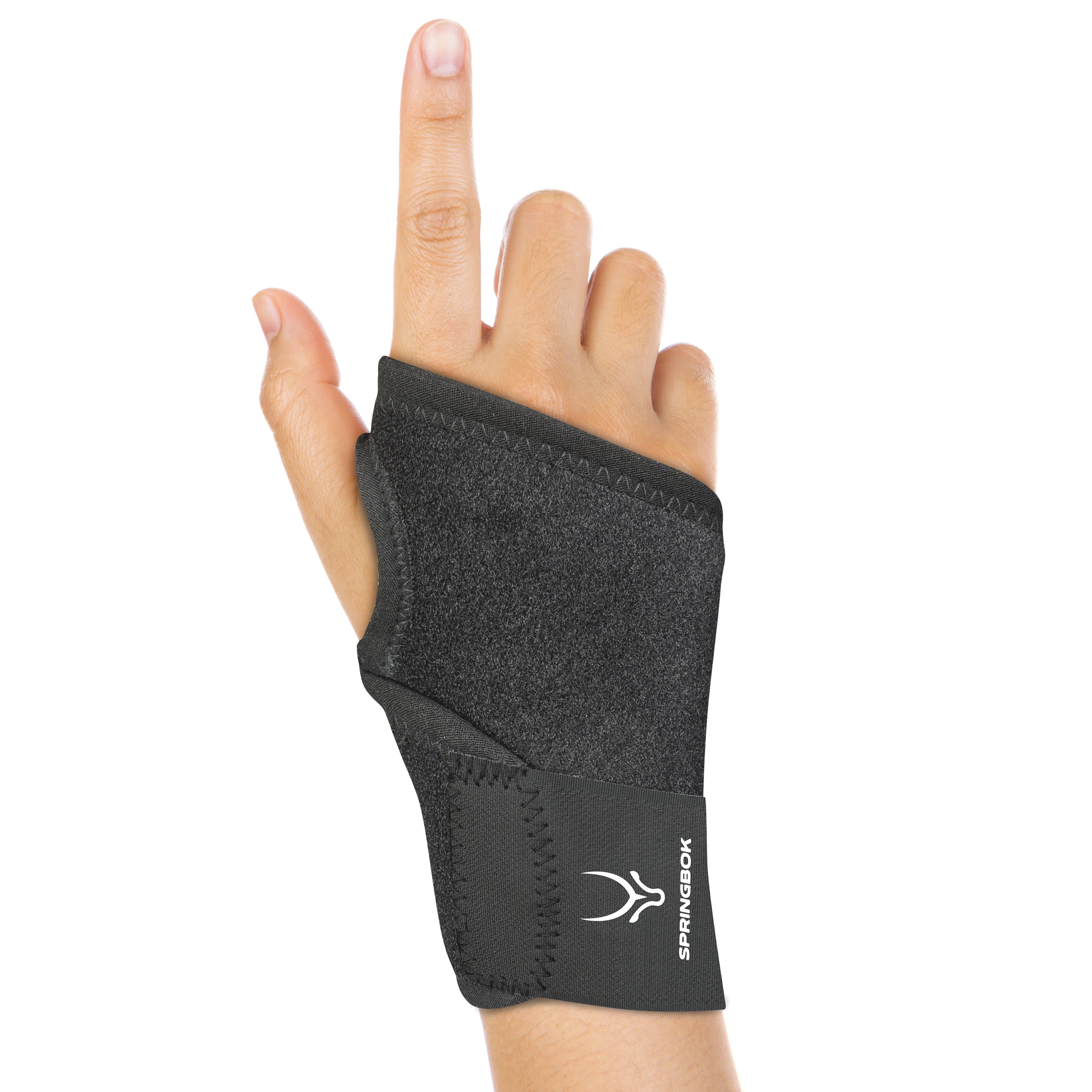 Springbok Wrist Brace With Thumb for Men & Women , for Playing Different Sports and Exercises -ONE PIECE
